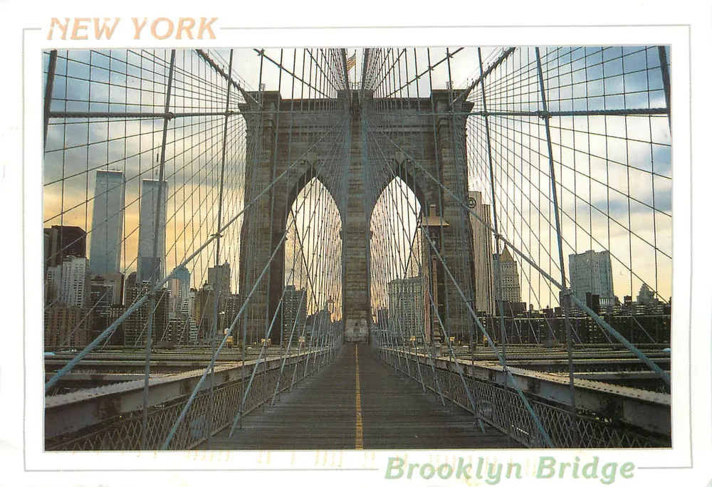 Ponte de Brooklyn — Nova Iorque — Merchandise da Cidade - Frente
