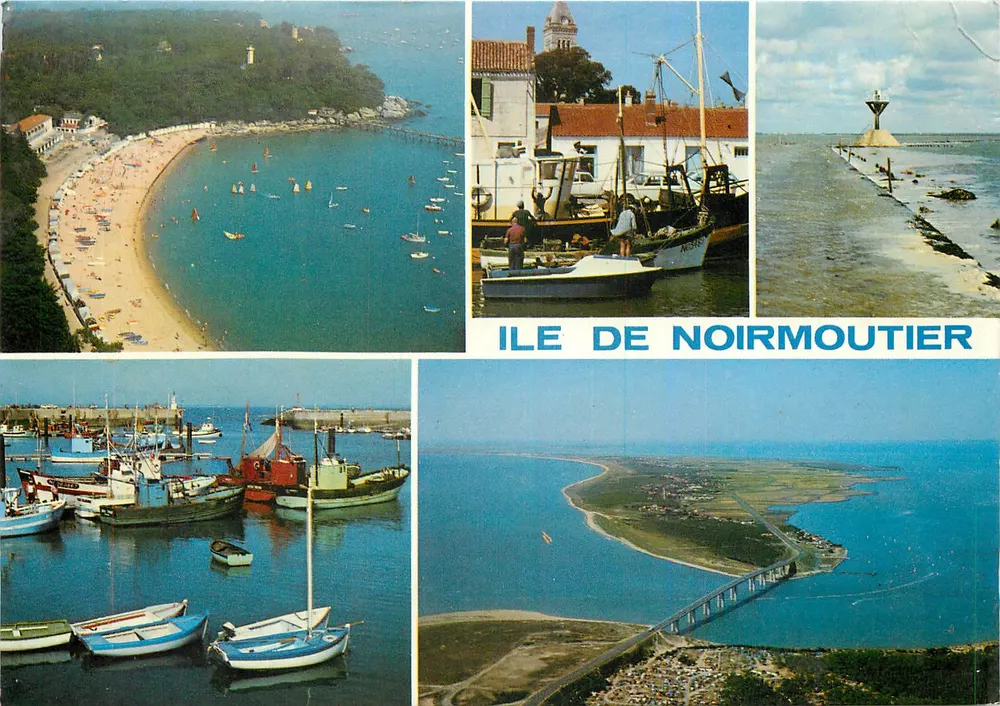 Ilha de Noirmoutier — vista panorâmica — Edição do Vieux-Chouan, n° V.2056 - Frente