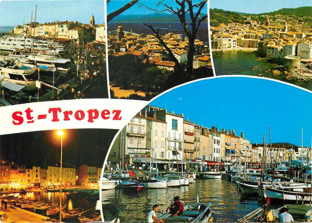 St-Tropez — vista panorâmica e noturna — Edições AZUR Fréjus - Frente