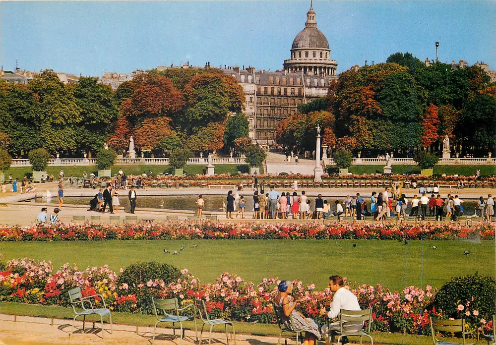 Paris—Le Jardin du Luxembourg et le Panthéon — Gouleurs Naturel, n°109 - Recto