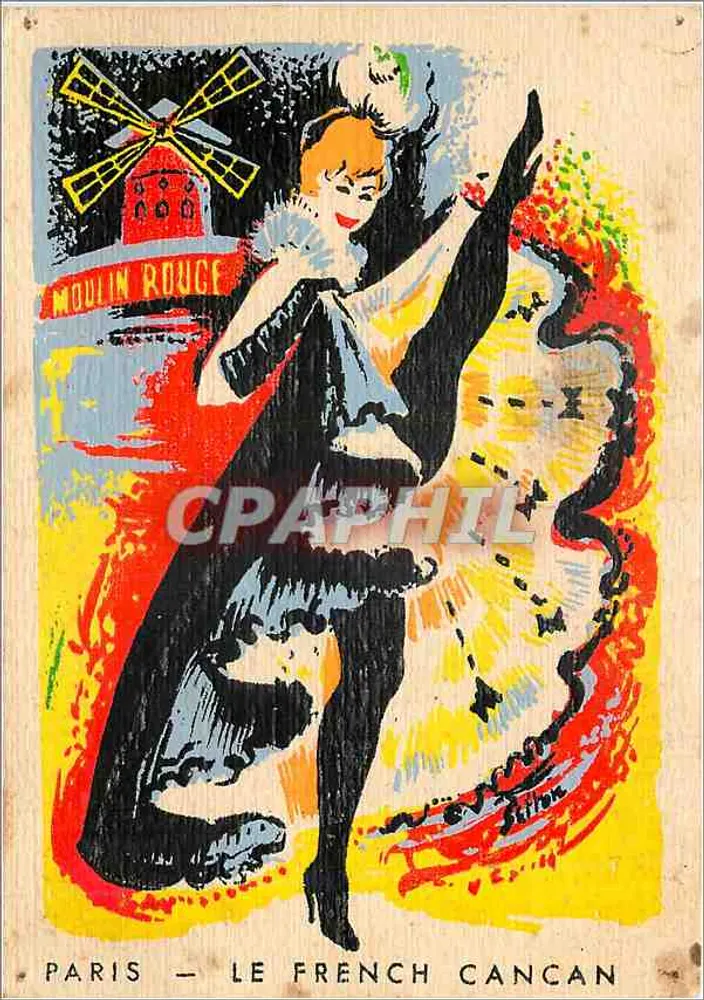 Paris — O French Cancan — Moulin Rouge - Frente