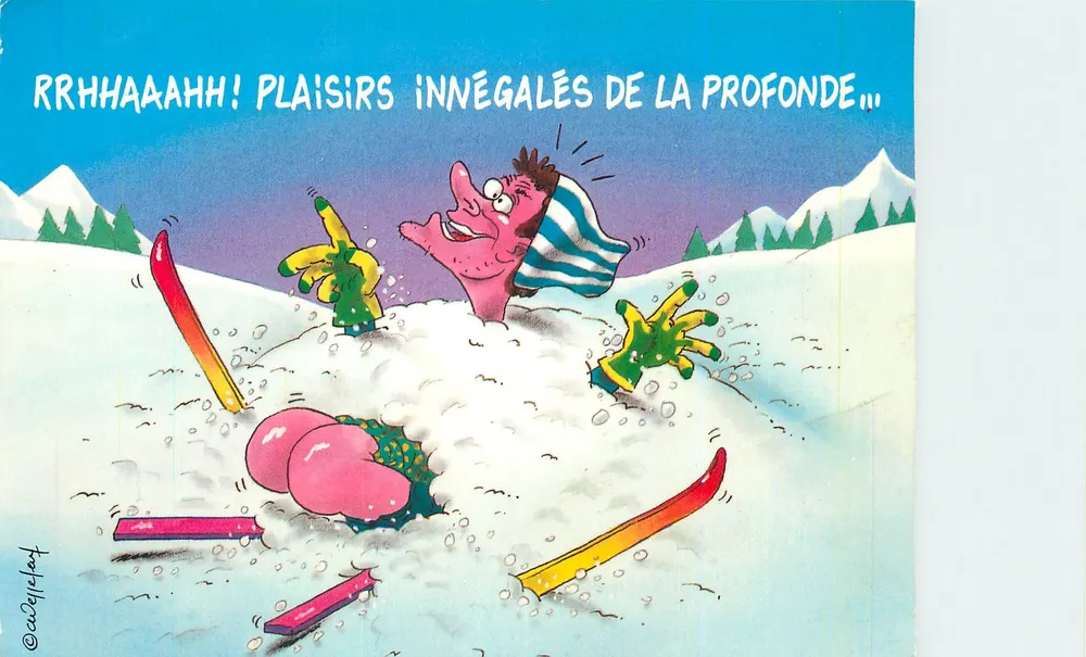Esqui na neve — Daniel Mennebeuf — DM 12 - Frente