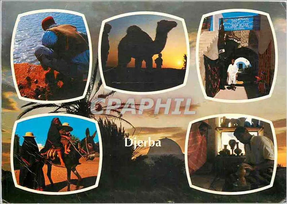 Djerba — paisagens e cenas de vida - Frente