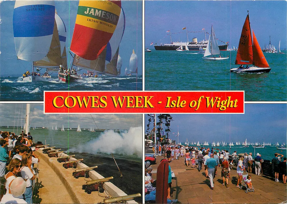 Cowes Week - Isle of Wight — Salomon Cameracolour Post Card n°66 - Frente