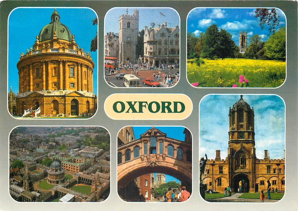 Oxford — vista panorâmica — John Hinde (Distributors) Ltd. - Frente