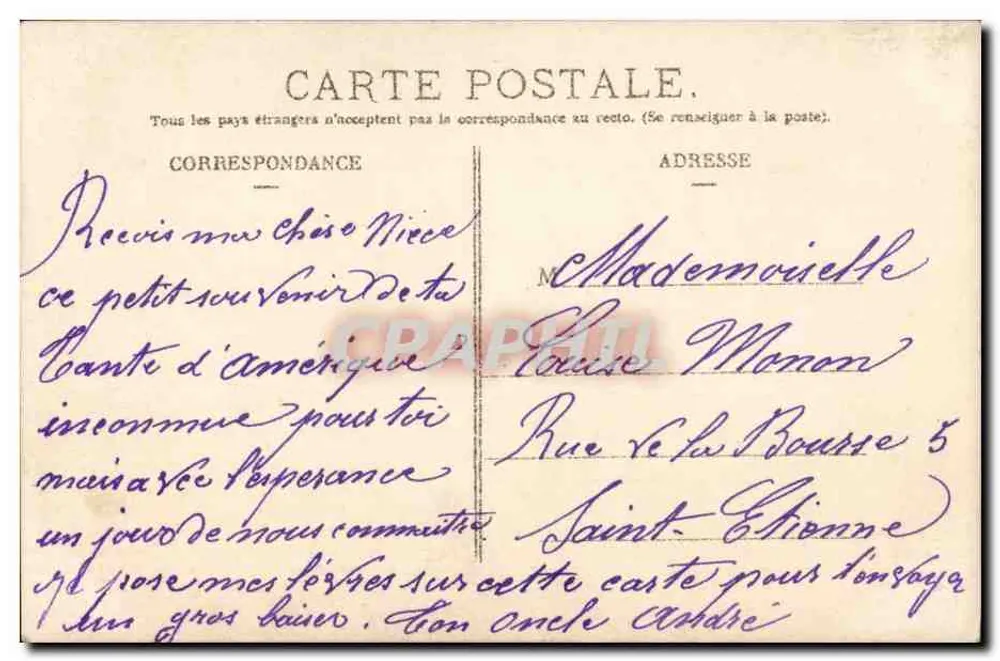 Première Communion — jeune fille en robe blanche et voile — éditeur J-K - Verso