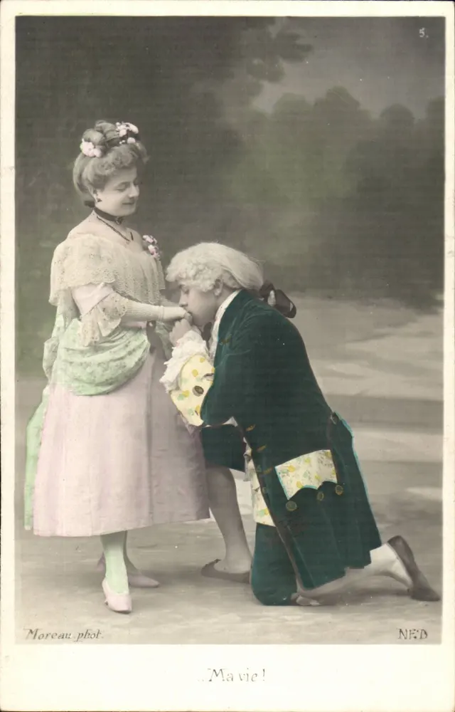 Komödien-Szene — 'Ma vie !' — Moreau phot. NED, n°5 - Vorderseite