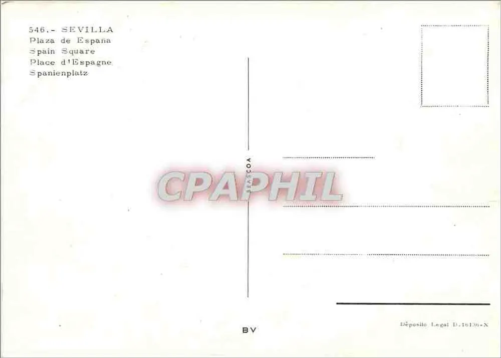 एस्पानिया प्लाज़ा — सेविला — संख्या 546 - पीछे
