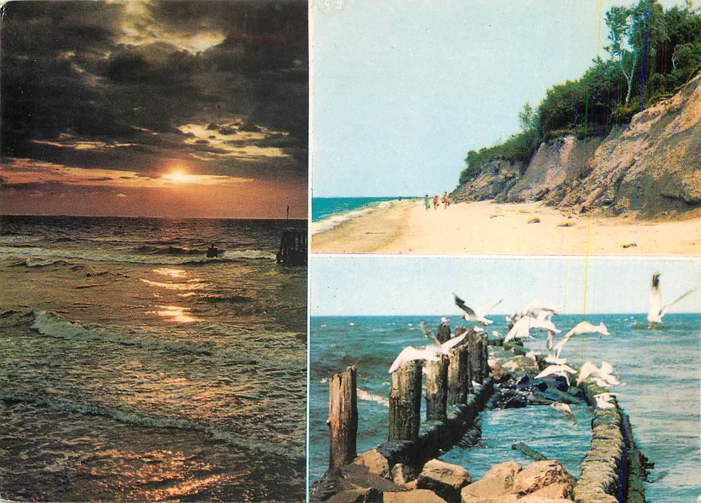 Küste der Ostsee — Mewy na falochronie — Verlag „Ruch” - Vorderseite