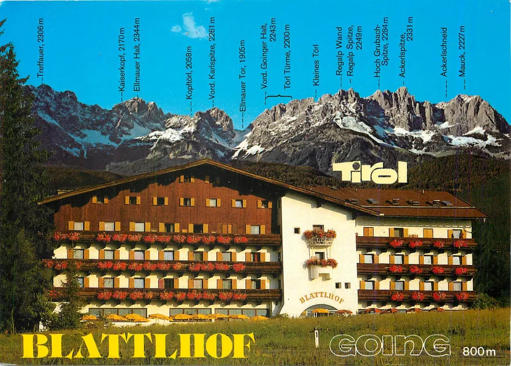 Hotel Blattlhof — Going, Tirol — Editor Jöchler - Frente