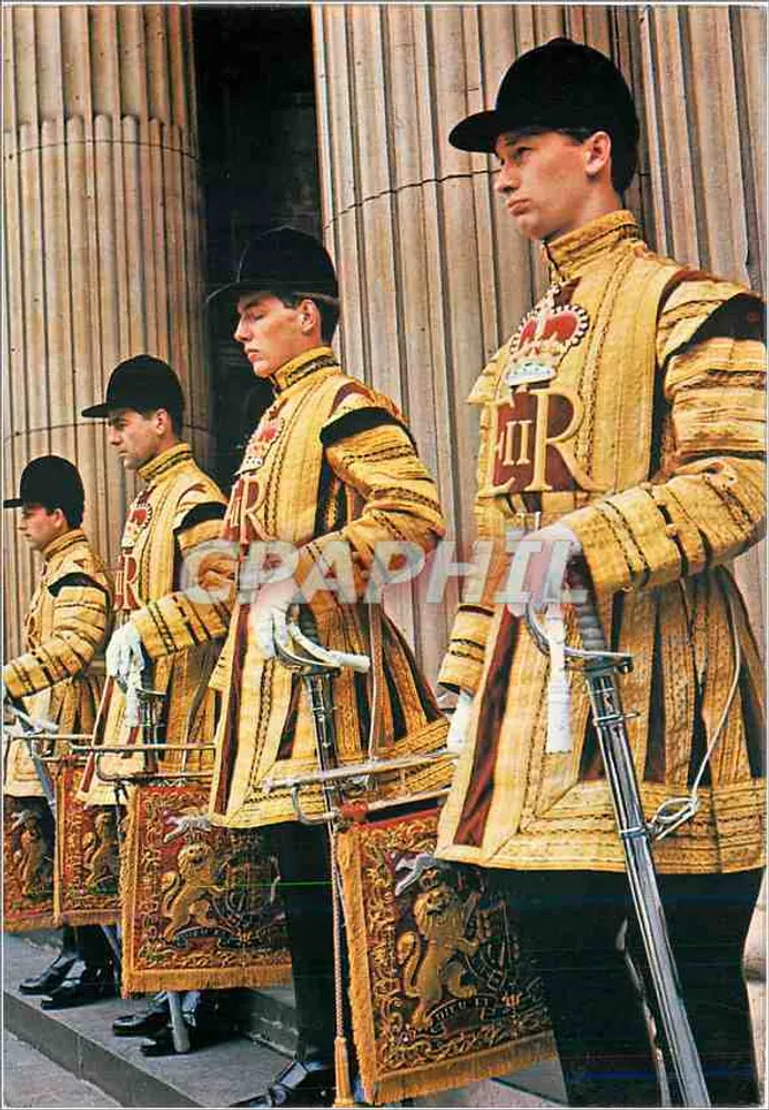 Joueurs de trompette chez les Horse Guards — Publications BIG BEN — n° 68 - Recto