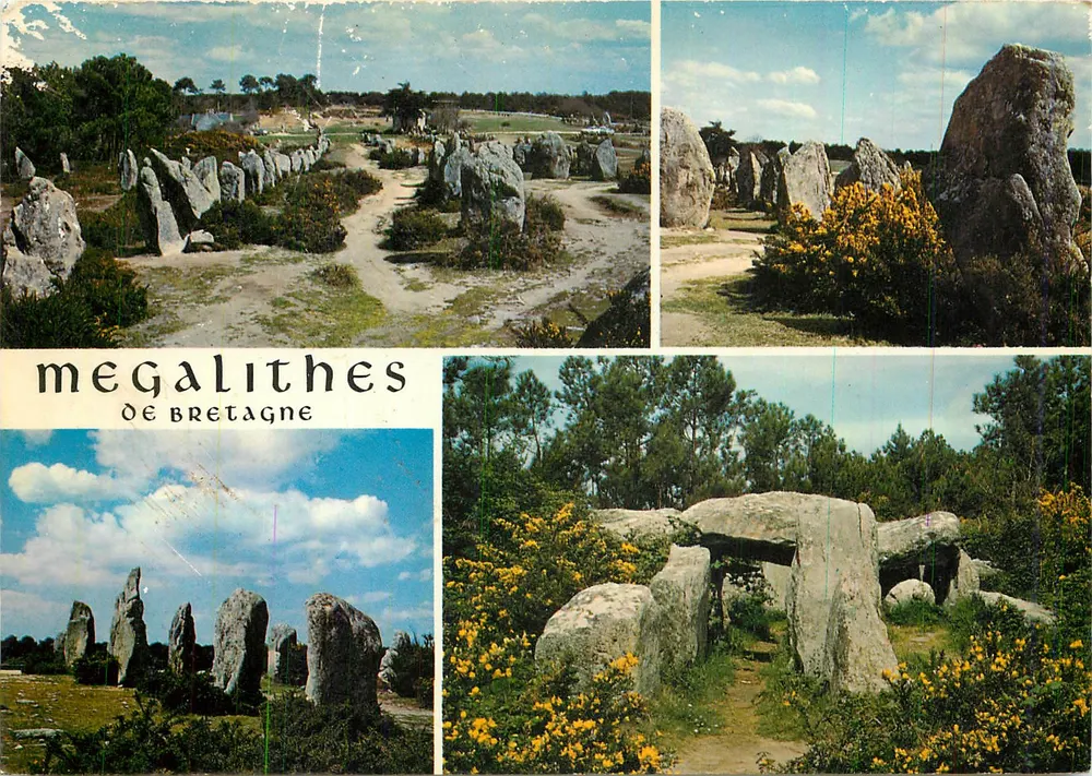 Mégalithes de Bretagne — D. 900 Vieilles Pierres en Bretagne — Éditeur R. GLOUQUET - Recto
