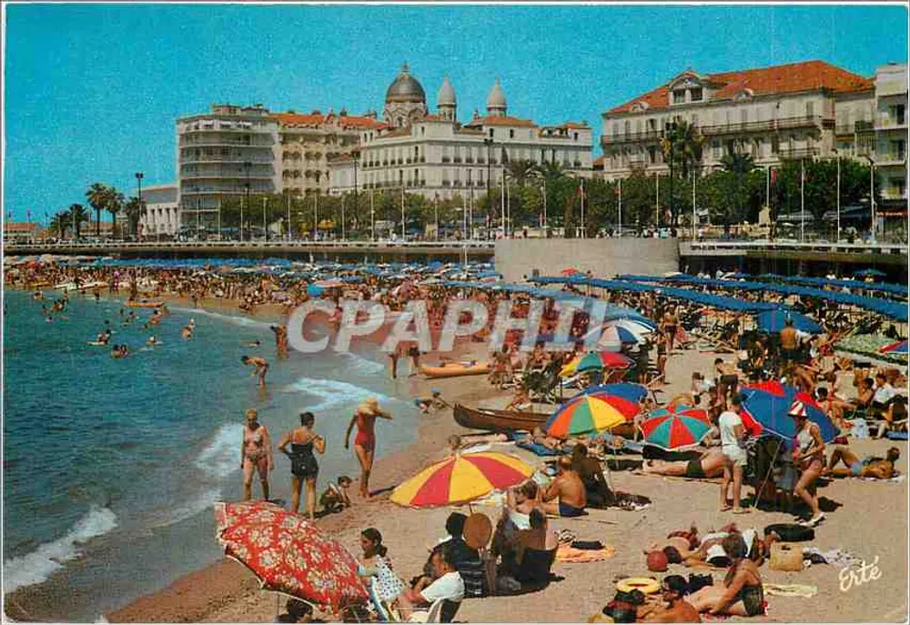 Praia de Saint-Raphaël — Costa Azul — Éditions Arts Graphiques - Frente