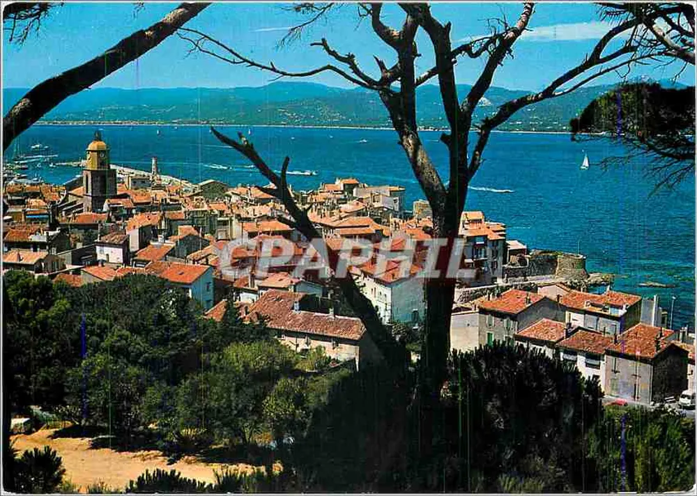 Saint-Tropez — Vista geral sobre o Golfo — Edições Bianquis, n° 83990/1 - Frente