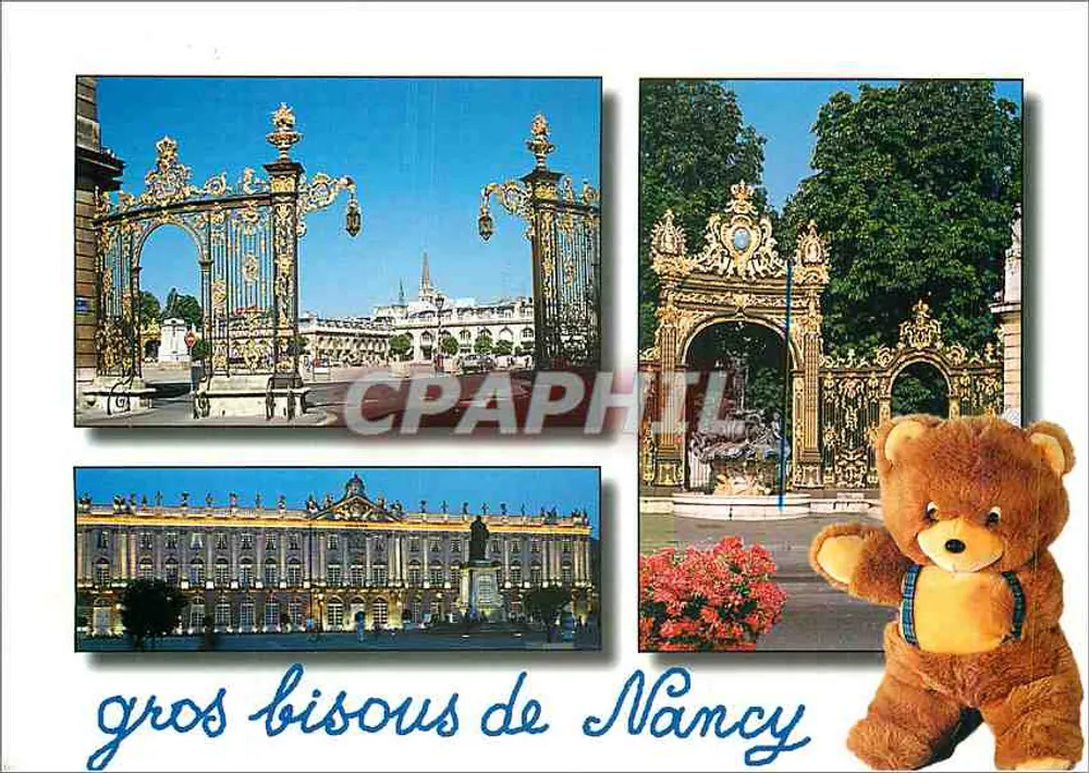Nancy — Palais de Justice et Porte de la Ville — Éditeur Alliance Cartérie - Recto