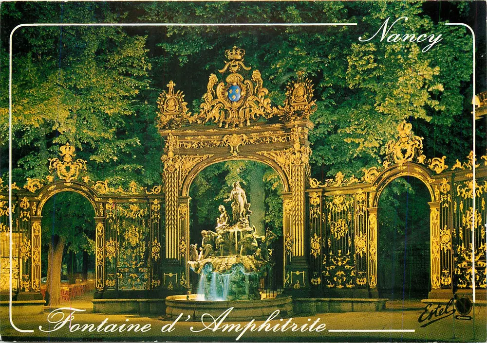 Fontaine d'Amphitrite — Nancy — Verlag Estel - Vorderseite