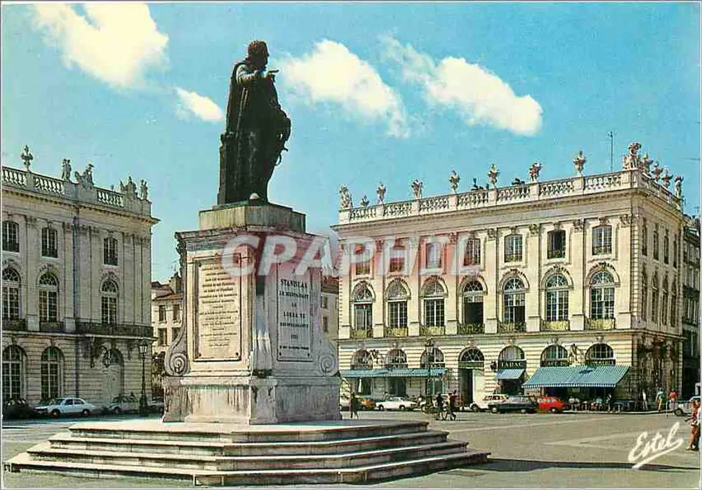 Nancy - Place Stanislas und Statue von Stanislas Leszczynski — Estel-Editionen - Vorderseite