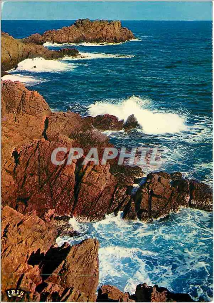 Côte d'Azur — Sur les bords de la Corniche d'Or — Éditeur IRIS, série 06.000.47 - Recto
