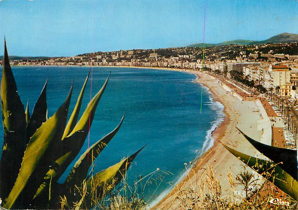 Vista geral da baía — Nice (Alpes-Maritimes) — Impressor Combier - Frente