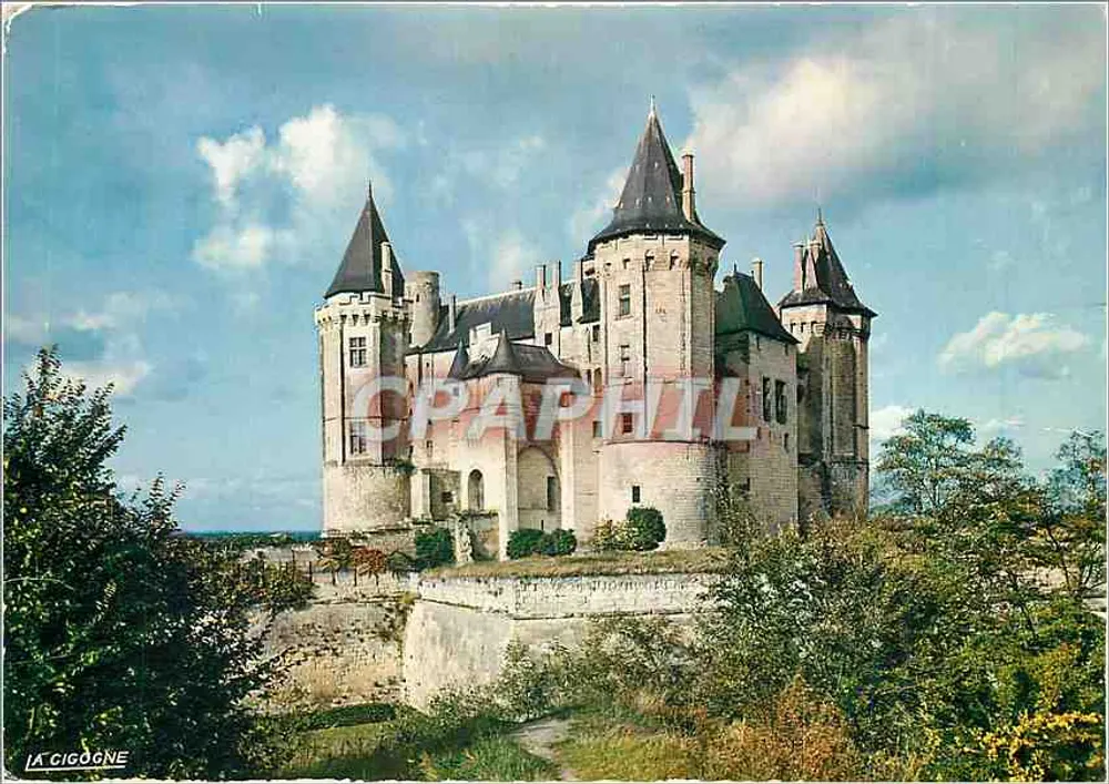 Château de Saumur — fin du XIVe siècle — Éditions 'La Cigogne', VL 111 - Recto