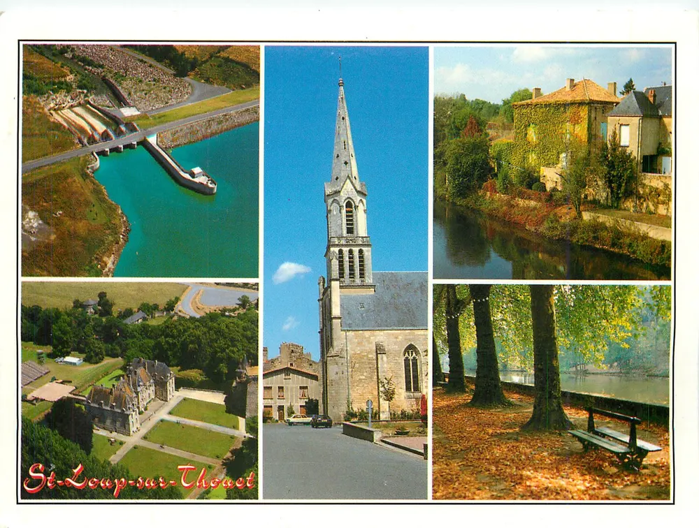 St-Loup-sur-Thouet — Panoramablick — Éditions Dubray, Nr. 885/79 - Vorderseite