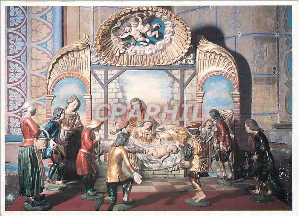 Krippe - Schäfer (17. Jahrhundert) — Kathedrale Sainte-Marie von Oloron - Vorderseite