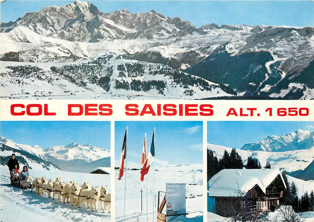 Col des Saisies — Alt. 1650 — Imprimerie Macon - Vorderseite