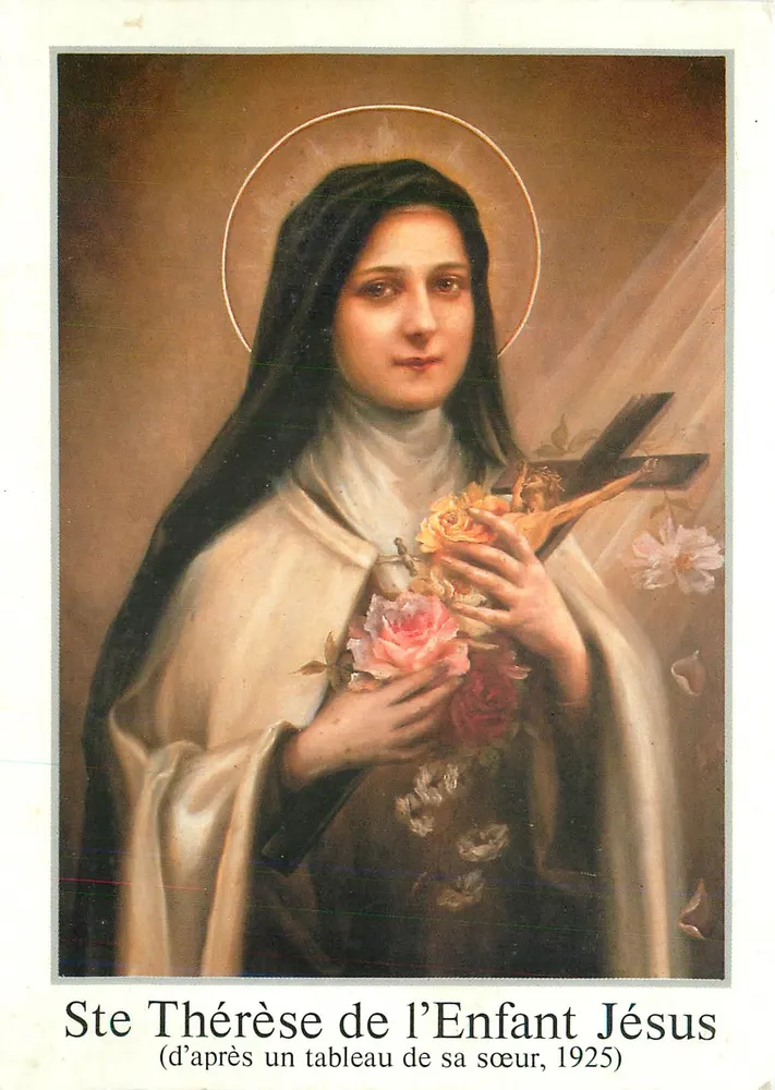 St. Thérèse des Enfants Jésus — nach einem Gemälde ihrer Schwester, 1925 — Éditions Combier - Maccon - Vorderseite