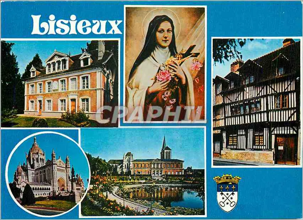 Lisieux — Sainte-Thérèse de l'Enfant Jésus — éditeur Interd. Interd. Repro - Recto