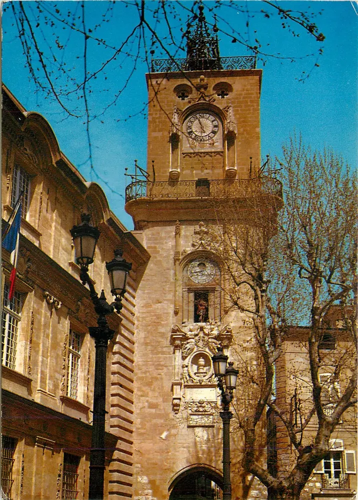Aix-en-Provence — Die Stadt des Königs René, das Rathaus und der Glockenturm (16. Jahrhundert) — Éditions de France, rue Clapier - Vorderseite