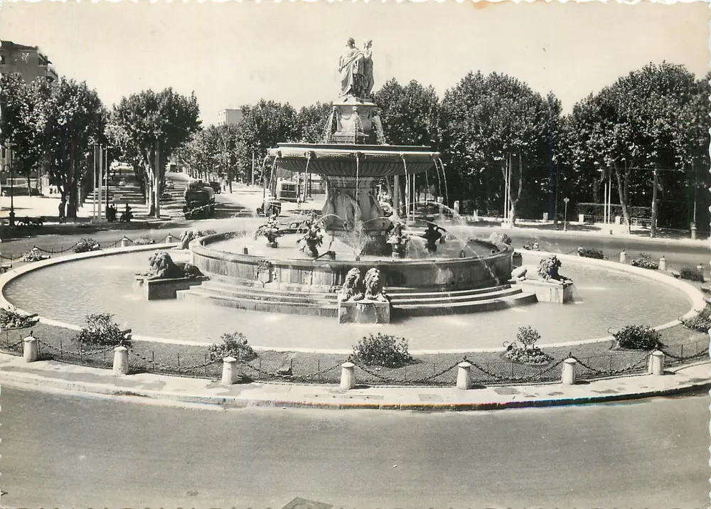 Die Stadt des Königs Bon — Die Große Fontaine — Société Éditions de France, Serie (Serie) - Vorderseite