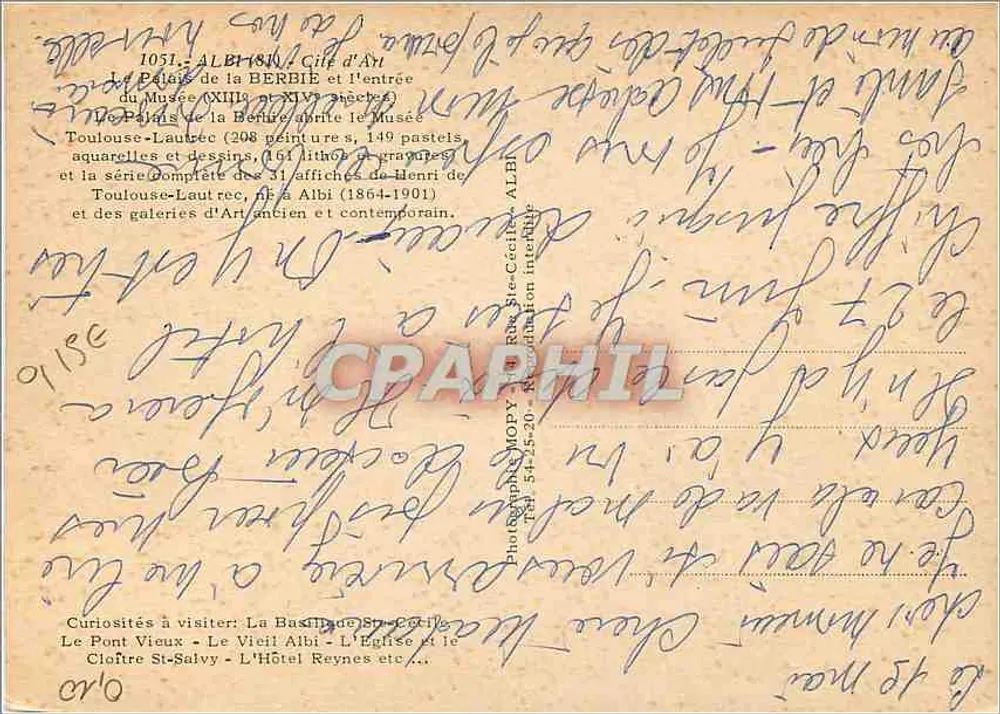 अल्बी - ले पैलिस डी ला बर्बिये — फोटोग्राफी मोपी - पीछे