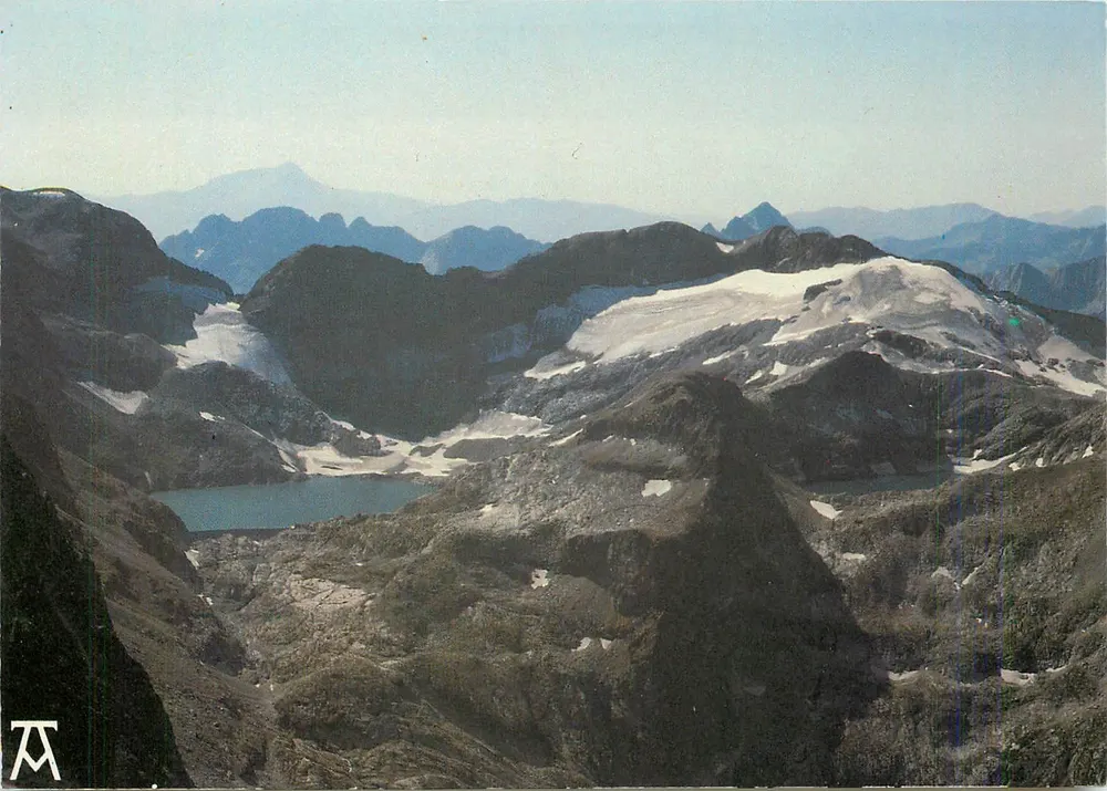 Seen und Gletscher der zentralen Pyrenäen — Collection d'Art Pyrénéen, K. 878 — Éditions d'Art Pyrénéen, Banyuls-sur-Mer - Vorderseite