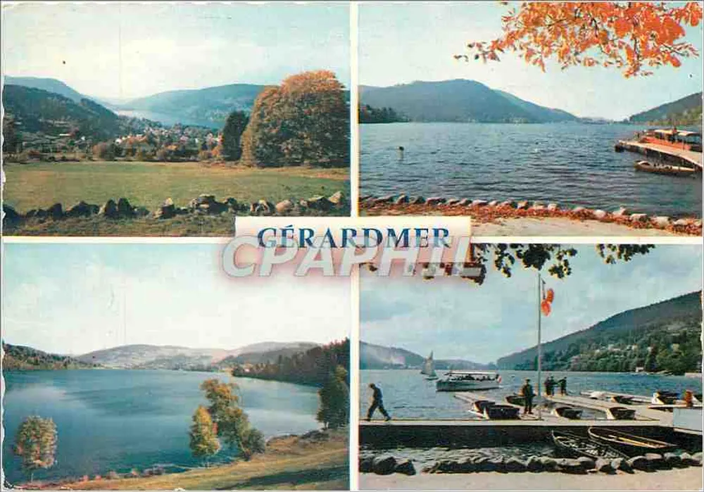 Gérardmer — vista panorâmica e lago — Edições La Cigogne - Frente