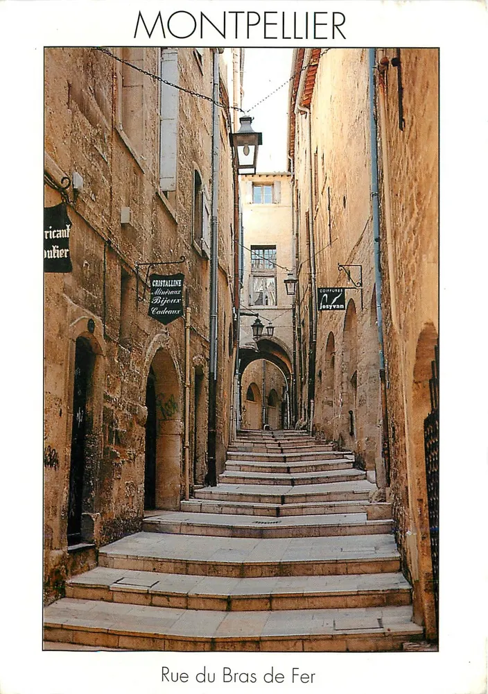 Montpellier — Rue du Bras de Fer — Edição Interna - Frente
