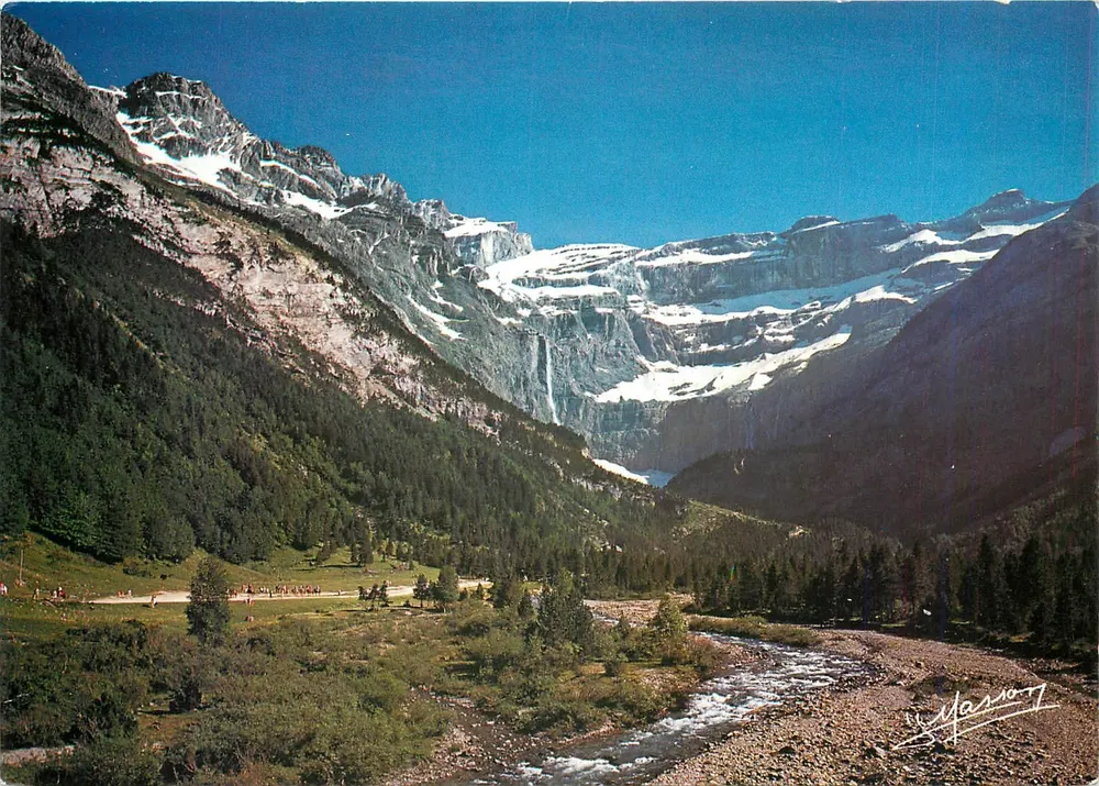 O circo de Gavarnie — Pirineus — Éditions MASSON, n° (65110) - Frente