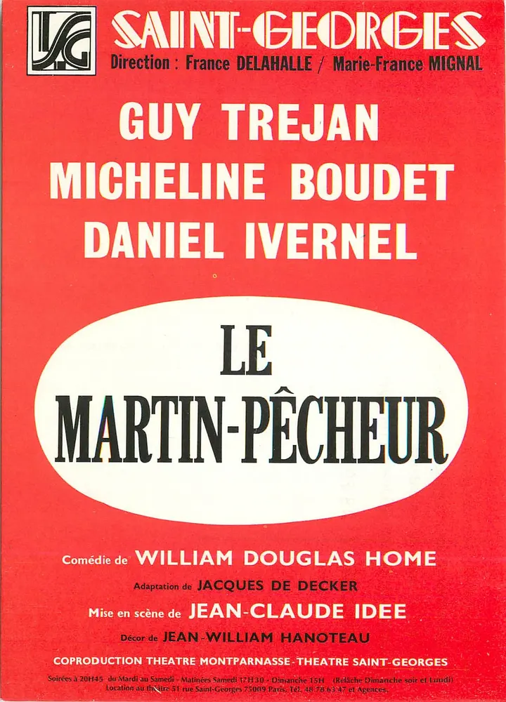 Der Habicht — Komödie im Theater Saint-Georges — Regie: France Delahalle / Marie-France Mignal - Vorderseite