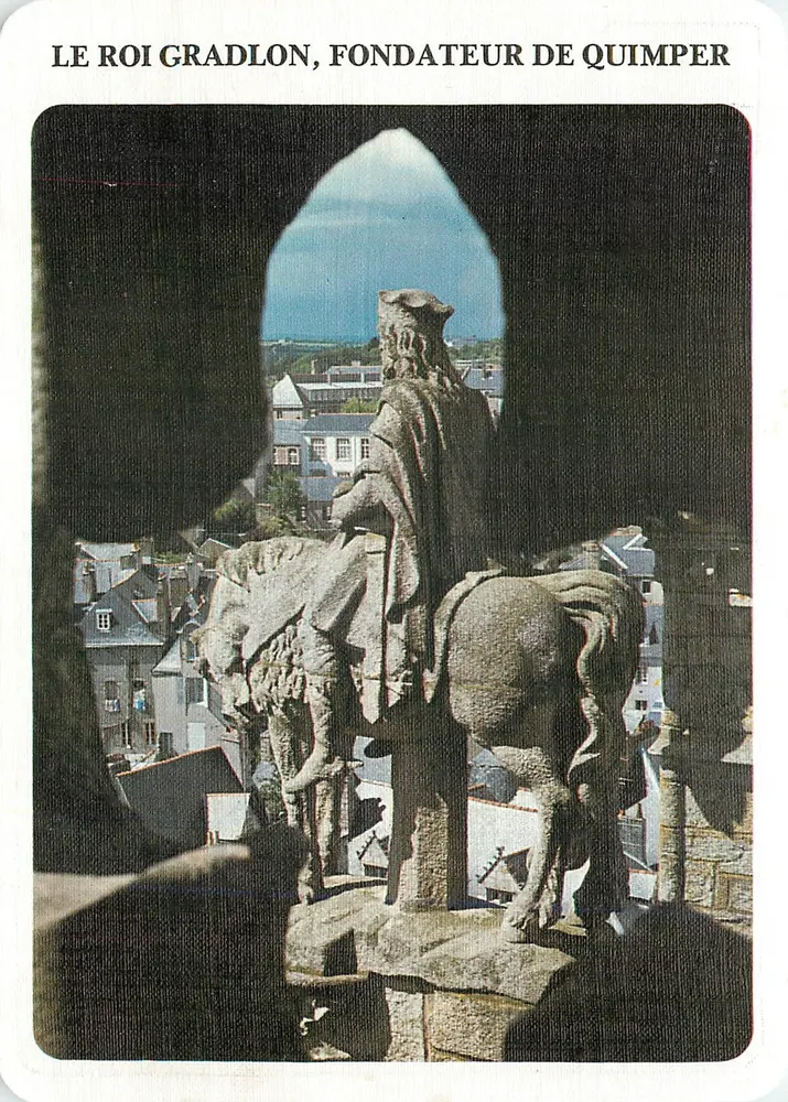 Le Roi Gradlon, Gründer von Quimper — Éditions Jos Le Doaré, n° 570 - Vorderseite