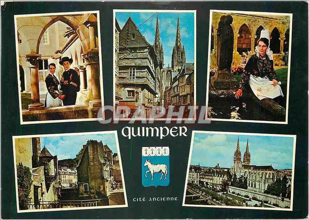 Quimper — Altstadt — Schöne Ansichten der Bretagne - Vorderseite
