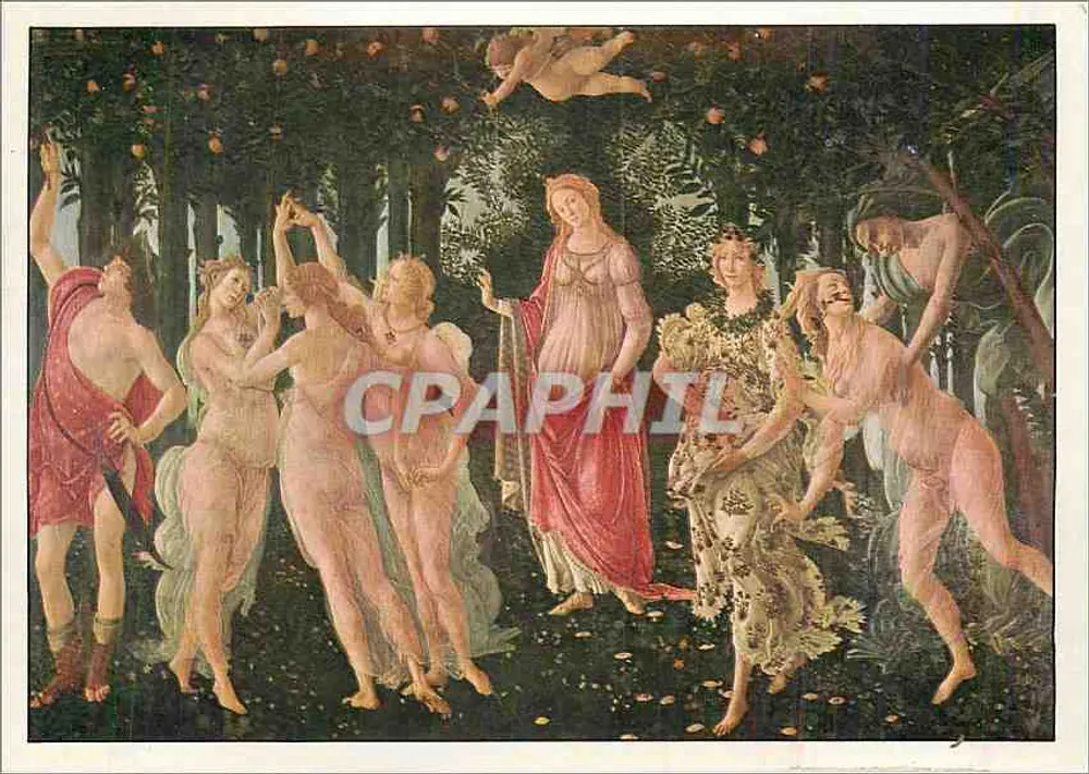 Botticelli, A Primavera — Primeira Renascença — Édito-Service S.A., Milão - Frente