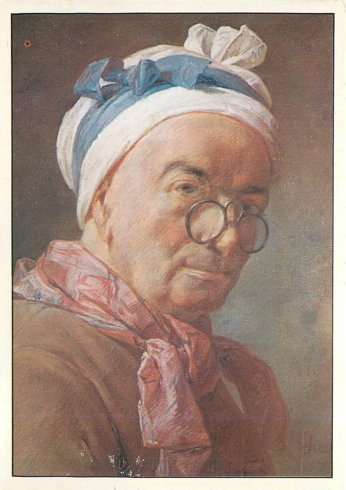 Selbstporträt mit Brille — Chardin — Verlag: Paris, Louvre-Museum - Vorderseite