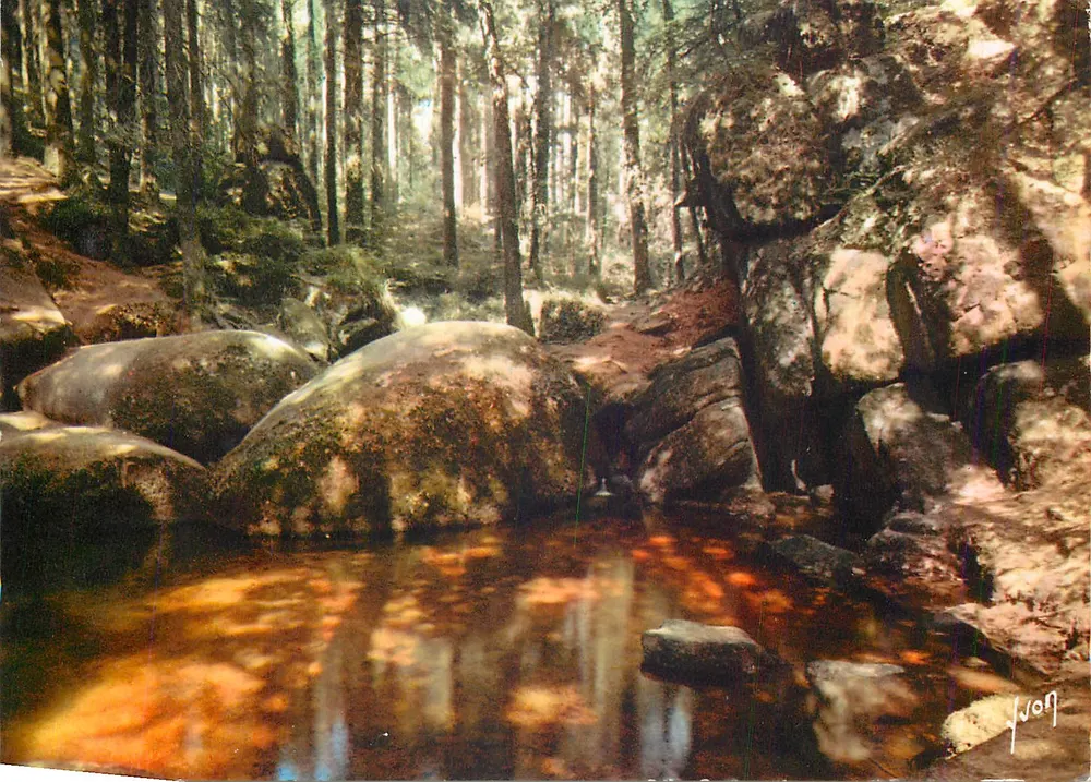 Der Sanglier-See — Huelgoat (Finistère) — Éditions d'Art 'YVON' - Vorderseite