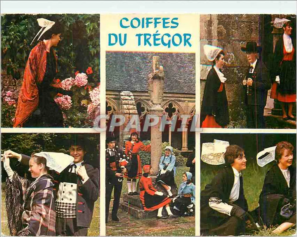 Coiffes do Trégor — trajes tradicionais — Edições de Arte 'JACK' Louannec - Frente