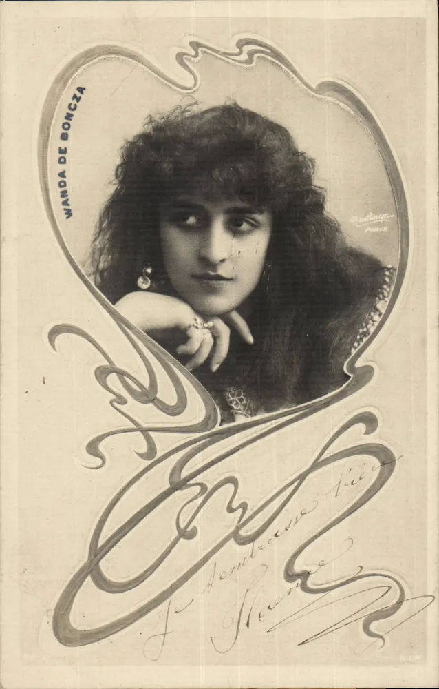 Wanda de Boncza — Portrait — Raultonger, Paris - Vorderseite