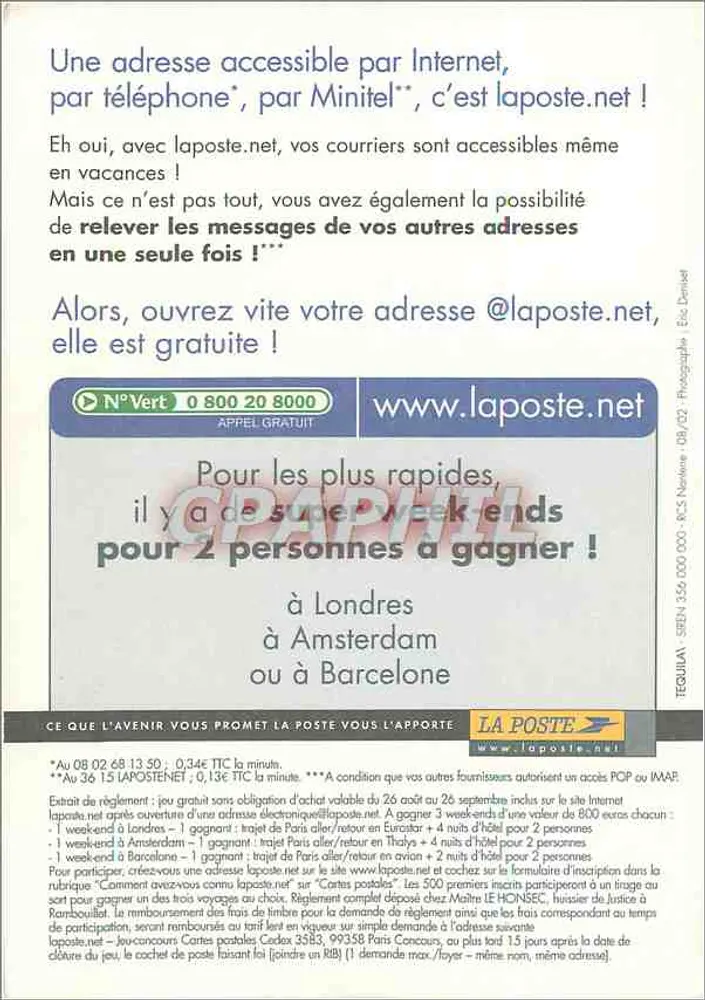 laposte.net을 위한 광고 — La Poste - 뒷면