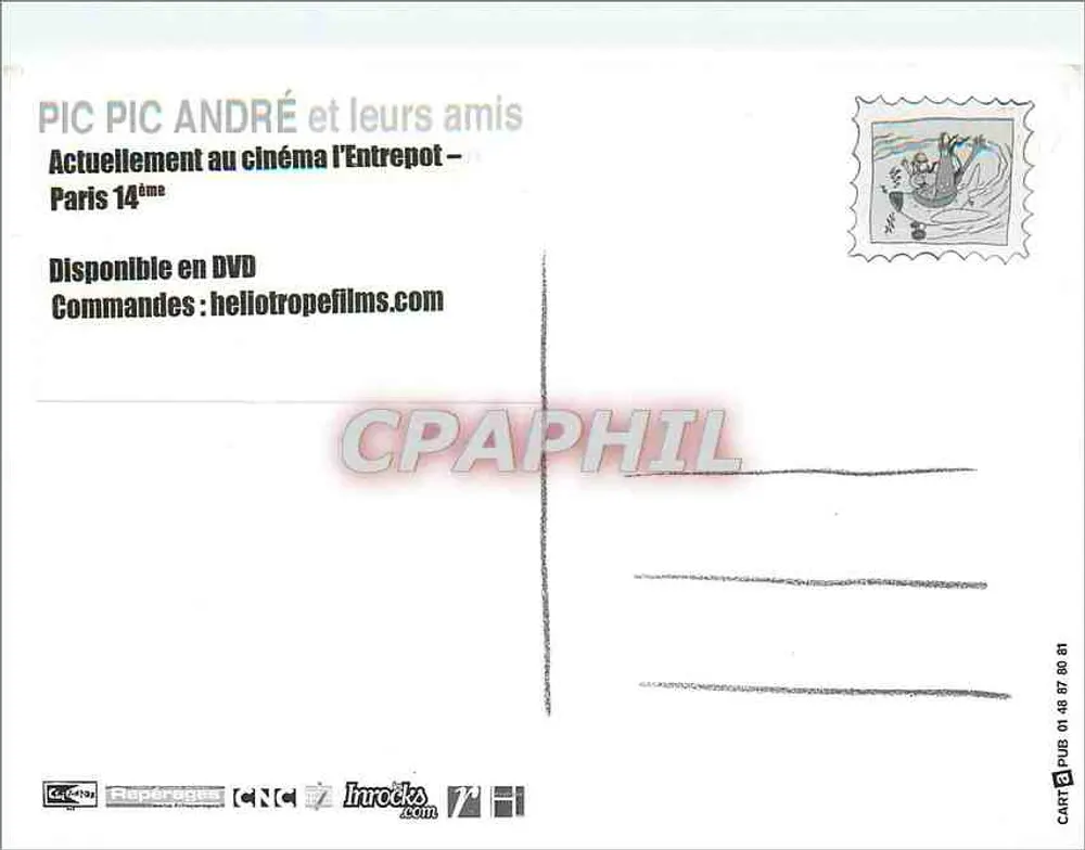 Pic Pic André e seus amigos — 7 curtas-metragens animados de Vincent Patar e Stéphane Aubier — editor: Heliotrope Films - Verso