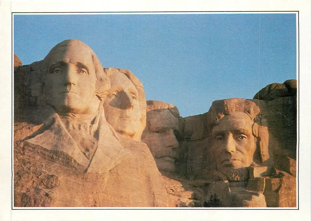 Mount Rushmore — Gesichter der vier Präsidenten — Édito-Service A. Prino, Nr. XXV-A2 - Vorderseite
