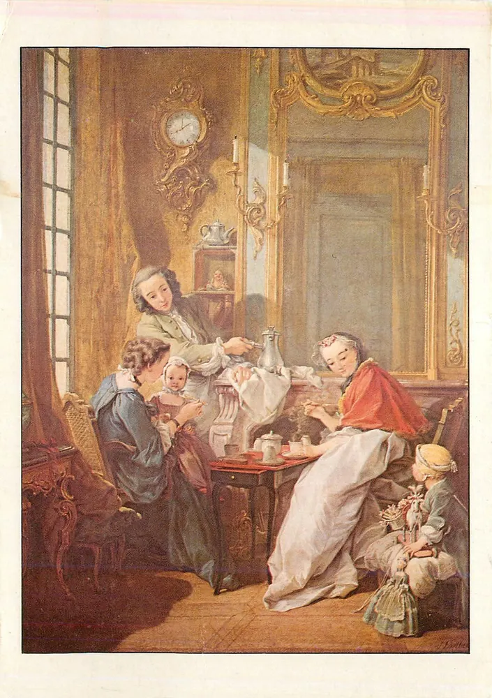 O Almoço — Rocaille — François Boucher - Frente