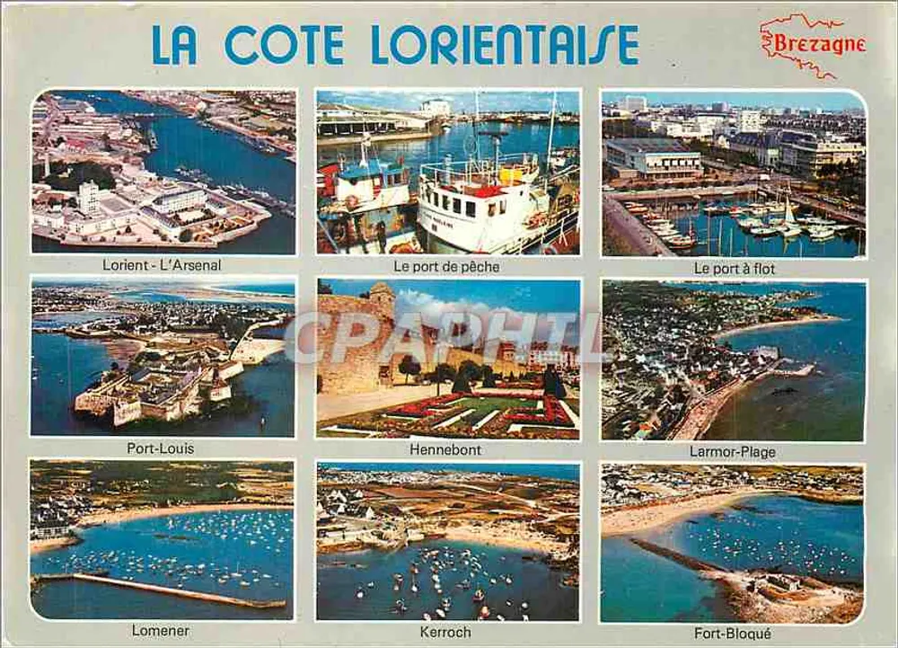 La Côte Lorientaise — Éditeur Brezagne, n° de série 914 - Recto