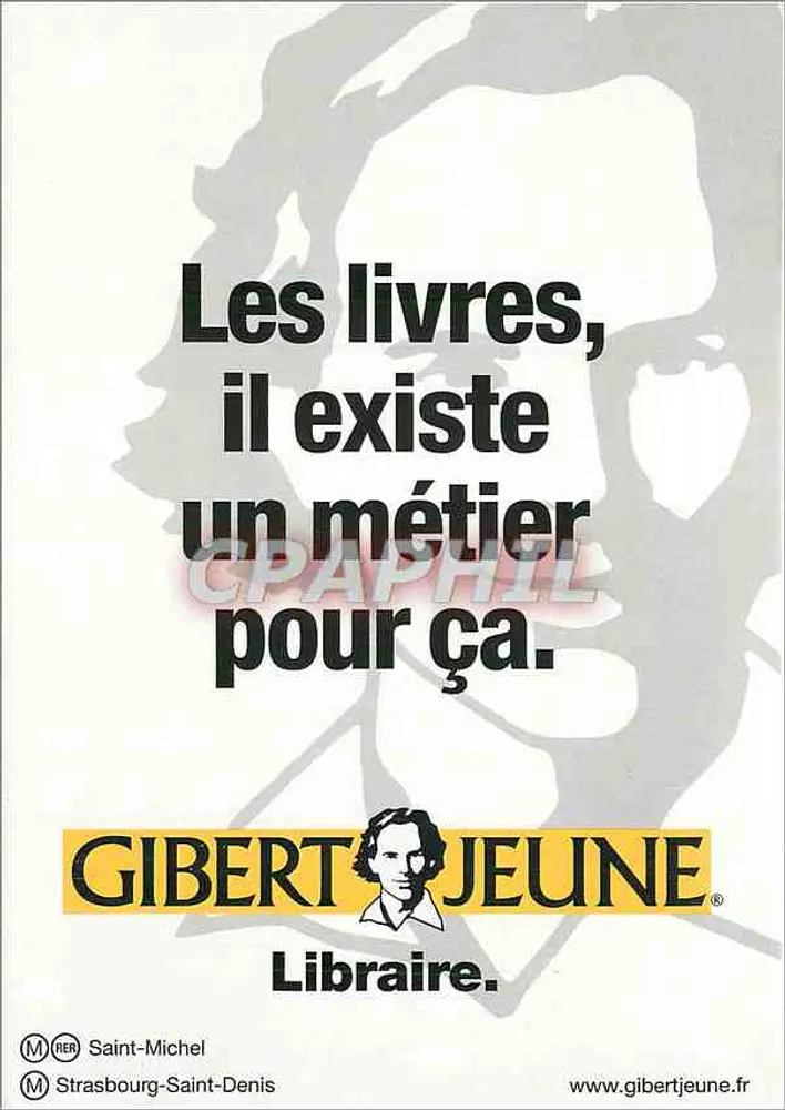 Gibert Jeune — Librairie — Strasbourg-Saint-Denis - Recto
